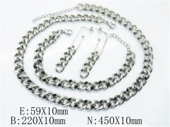 HY Wholesale Stainless Steel 316L Jewelry Sets-HY50S0030IOR