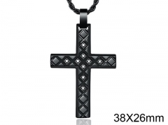 HY Wholesale Jewelry Stainless Steel Cross Pendant (not includ chain)-HY0057P066