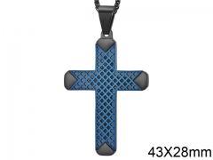 HY Wholesale Jewelry Stainless Steel Cross Pendant (not includ chain)-HY0057P106