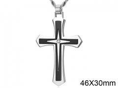 HY Wholesale Jewelry Stainless Steel Cross Pendant (not includ chain)-HY0057P082