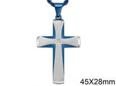 HY Wholesale Jewelry Stainless Steel Cross Pendant (not includ chain)-HY0057P088