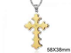 HY Wholesale Jewelry Stainless Steel Cross Pendant (not includ chain)-HY007P308