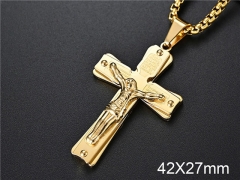 HY Wholesale Jewelry Stainless Steel Cross Pendant (not includ chain)-HY007P149