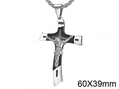 HY Wholesale Jewelry Stainless Steel Cross Pendant (not includ chain)-HY007P337