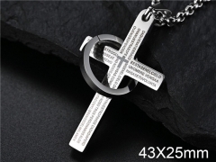 HY Wholesale Jewelry Stainless Steel Cross Pendant (not includ chain)-HY007P152