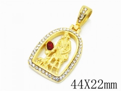 HY Wholesale Jewelry 316L Stainless Steel Pendant-HY13P1306HJL