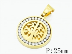 HY Wholesale Jewelry 316L Stainless Steel Pendant-HY13P1173HXX