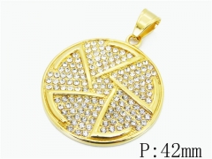 HY Wholesale Jewelry 316L Stainless Steel Pendant-HY13P1169HKE