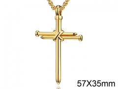 HY Wholesale Jewelry Stainless Steel Cross Pendant (not includ chain)-HY007P220