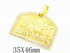 HY Wholesale Jewelry 316L Stainless Steel Pendant-HY13P1327HJF
