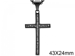 HY Wholesale Jewelry Stainless Steel Cross Pendant (not includ chain)-HY007P212