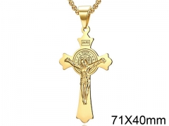 HY Wholesale Jewelry Stainless Steel Cross Pendant (not includ chain)-HY007P198