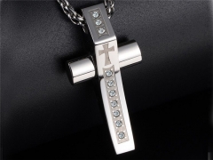 HY Wholesale Jewelry Stainless Steel Cross Pendant (not includ chain)-HY007P069