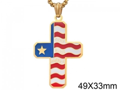 HY Wholesale Jewelry Stainless Steel Cross Pendant (not includ chain)-HY007P368