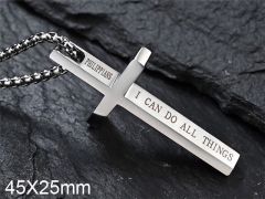 HY Wholesale Jewelry Stainless Steel Cross Pendant (not includ chain)-HY007P356
