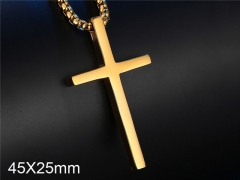 HY Wholesale Jewelry Stainless Steel Cross Pendant (not includ chain)-HY007P031
