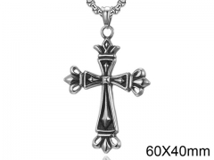 HY Wholesale Jewelry Stainless Steel Cross Pendant (not includ chain)-HY007P095