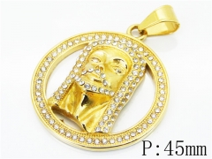 HY Wholesale Jewelry 316L Stainless Steel Pendant-HY13P1302HMO