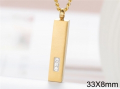 HY Wholesale Jewelry Stainless Steel CZ Pendant (not includ chain)-HY007P012