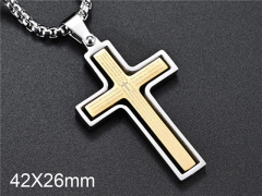 HY Wholesale Jewelry Stainless Steel Cross Pendant (not includ chain)-HY007P156