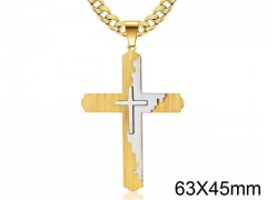 HY Wholesale Jewelry Stainless Steel Cross Pendant (not includ chain)-HY007P244