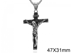 HY Wholesale Jewelry Stainless Steel Cross Pendant (not includ chain)-HY007P266