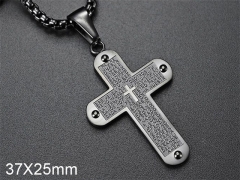 HY Wholesale Jewelry Stainless Steel Cross Pendant (not includ chain)-HY007P132