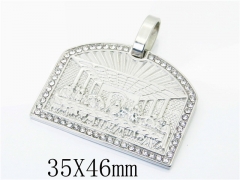 HY Wholesale Jewelry 316L Stainless Steel Pendant-HY13P1326HIL