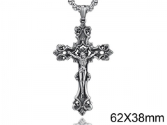 HY Wholesale Jewelry Stainless Steel Cross Pendant (not includ chain)-HY007P225