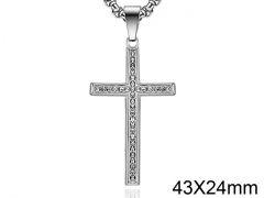 HY Wholesale Jewelry Stainless Steel Cross Pendant (not includ chain)-HY007P210