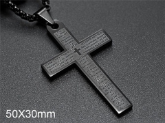 HY Wholesale Jewelry Stainless Steel Cross Pendant (not includ chain)-HY007P118