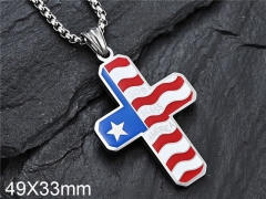 HY Wholesale Jewelry Stainless Steel Cross Pendant (not includ chain)-HY007P370