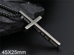HY Wholesale Jewelry Stainless Steel Cross Pendant (not includ chain)-HY007P357