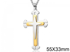 HY Wholesale Jewelry Stainless Steel Cross Pendant (not includ chain)-HY007P293