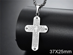 HY Wholesale Jewelry Stainless Steel Cross Pendant (not includ chain)-HY007P133