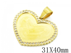 HY Wholesale Jewelry 316L Stainless Steel Pendant-HY13P1361HIE