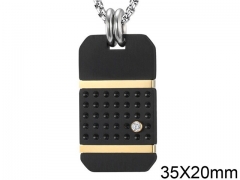 HY Wholesale Jewelry Stainless Steel CZ Pendant (not includ chain)-HY007P318