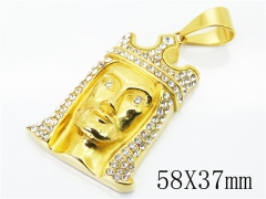 HY Wholesale Jewelry 316L Stainless Steel Pendant-HY13P1298HMX