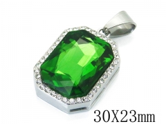 HY Wholesale Jewelry 316L Stainless Steel Pendant-HY13P1192HHX