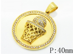 HY Wholesale Jewelry 316L Stainless Steel Pendant-HY13P1366HMD