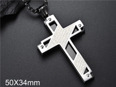 HY Wholesale Jewelry Stainless Steel Cross Pendant (not includ chain)-HY007P142