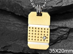 HY Wholesale Jewelry Stainless Steel CZ Pendant (not includ chain)-HY007P319