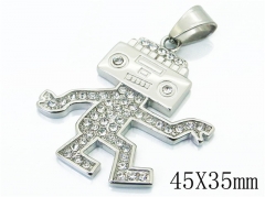 HY Wholesale Jewelry 316L Stainless Steel Pendant-HY13P1218HHF