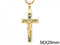 HY Wholesale Jewelry Stainless Steel Cross Pendant (not includ chain)-HY007P345