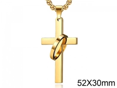 HY Wholesale Jewelry Stainless Steel Cross Pendant (not includ chain)-HY007P222