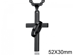 HY Wholesale Jewelry Stainless Steel Cross Pendant (not includ chain)-HY007P223