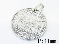 HY Wholesale Jewelry 316L Stainless Steel Pendant-HY13P1323HIA