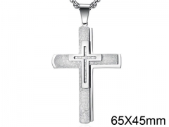 HY Wholesale Jewelry Stainless Steel Cross Pendant (not includ chain)-HY007P240