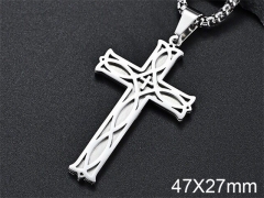HY Wholesale Jewelry Stainless Steel Cross Pendant (not includ chain)-HY007P316