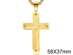 HY Wholesale Jewelry Stainless Steel Cross Pendant (not includ chain)-HY007P243